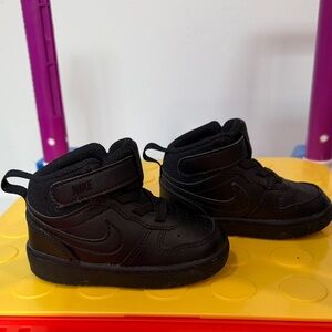 Nike Kids Black High-Top Sneakers